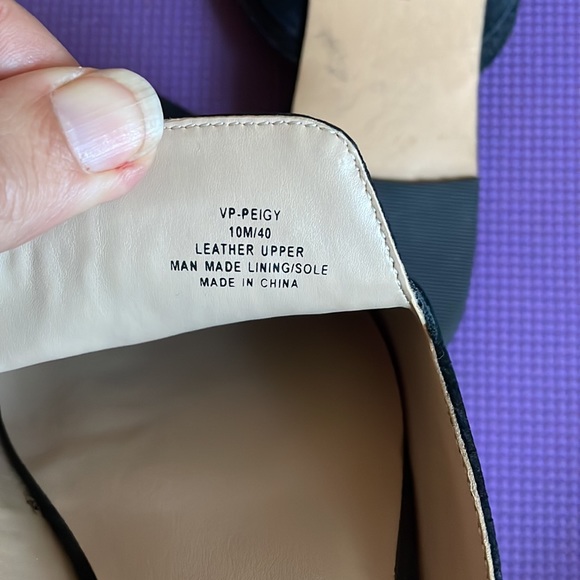 Vince blue/black suede slides/ mules, 10 - Picture 8 of 8